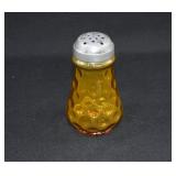 Viking Amber COIN DOT Glass Sugar Shaker Muffineer