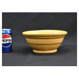 Antique Banded Yellow Ware Mixing Bowl