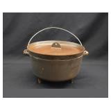 USA Cast Iron No. 12 Camping Dutch Oven & Lid
