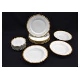16-pc HEINRICH & Co Gold Encrusted Band China