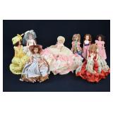 8- 1940-50 Storybook Mail Order Small Dolls