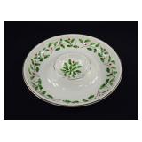 Lenox HOLIDAY Bone China Chip & Dip Platter