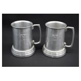 2- Playboy Bunny Club Anti-Consription Tankards