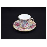 OLD ROYAL ENGLISH CHINTZ Demitasse Cup & Saucer