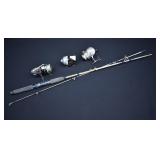Garcia BLUE SKY Fishing Rod + 2 Extra Reels