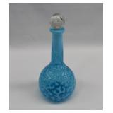 Victorian Blown  Aqua Glass Barber