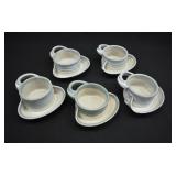 5- ERIK HERTZ Studio Pottery Soup & Cracker Bowls
