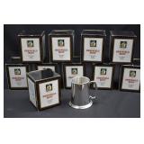 10 NIB Sheffield Pewter ANTI-CONSCRIPTION Tankards