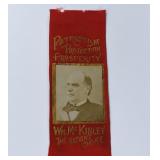 1896 William McKinley Campaign Ribbon