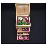 Jewelry Box with Costume Jewelry Included
