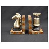Set of CHESS PIECE Bookends