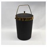 Vintage CalDak Faux Leather Ice Bucket
