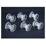 6 Waterford Irish Crystal Knife Rests