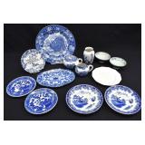 LOT- Assorted Mixed Pattern Blue & White China