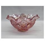 LE Smith QUINTEC Heritage Irridescent Pink Bowl