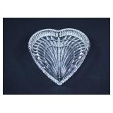 Waterford Irish Crystal Vanity Heart Shape Tray