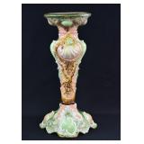 Royal Bonn Majolica Pedestal Jardiniere Stand