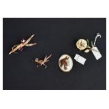 LOT- Assorted Brooches - Weiss & Roadrunner