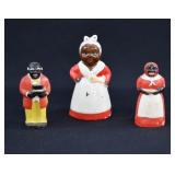 Black Americana Jim Crow Salt & Pepper Shakers