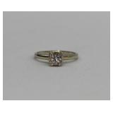 14kt White Gold 1/2ct Diamond Engagement Ring