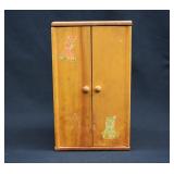 Strombecker USA Wooden Doll Wardrobe