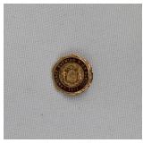 1911 - 14kt Gold Lawrence Evening High School Pin