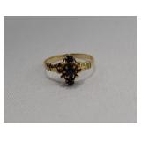 14kt Gold & Sapphire Lady