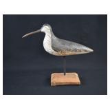 Signed Wane F Baker Dowitcher Shorebird Decoy