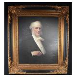 Framed Giclee Portrait of Cornelius Vanderbilt