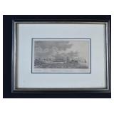 1840 Thomas Birch Engraving VIEW SACKETT