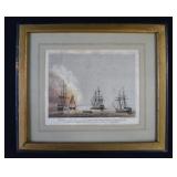 1864 Aquatint Engraving THE PHOENIX & THE ROSE