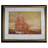 Frank Vining Smith 3-Mast Schooner Print
