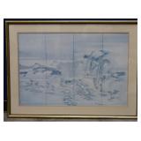 Japanese Edo Period Yokiyou School Woodblock Print
