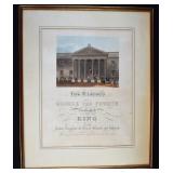 1824 Engraving Coronation of King George IV