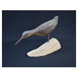 Signed Steve Merritt Carved Curlew Shorebird Decoy