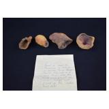 Group Archeological Piscataway Indian Paint Pots