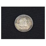 1892 Columbian Exposition Silver Half Dollar