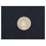 1890 Great Britain Silver 3 Pence 3-Penny Bit Coin