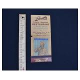 Large Matchbook Bonat