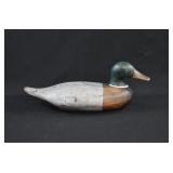 Signed Gary Lowenthal Mallard Drake Duck Decoy