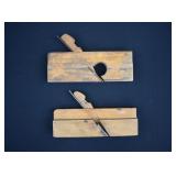 2 Antique Wooden Trim Molding Planes