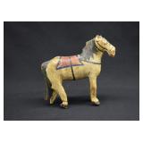 Hand Carved Folk Art Horse Toy