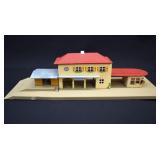 Kibri Tin Lithograph Model Railway Train Station