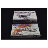 2 Military Aircraft Model Kits