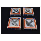 4 Bachmann Military Aircraft Mini-Planes NIB