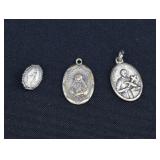 3 Catholic Religious Saint Charms