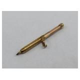 10kt Gold Watch Fob Mechanical Propelling Pencil