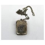 1900 Wm Thorneywork Sterling Silver Vesta Case