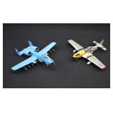 2 Completed Fighter Jet Scale Models