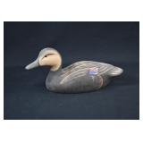 Signed Raymond E Howard Black Duck Decoy